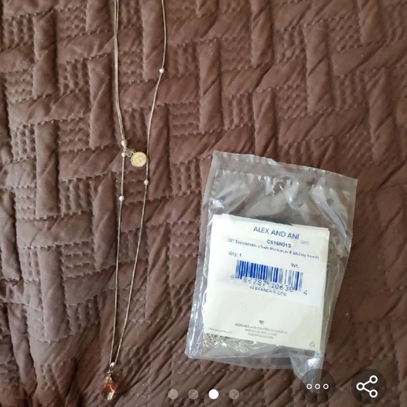 Alex and Ani chain Station necklace - Picture 3 of 4